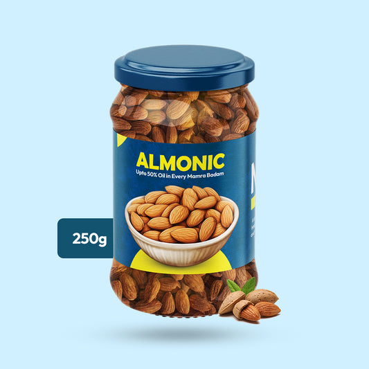 Kashmiri Mamra Almonds 250gm Best Oil Content.